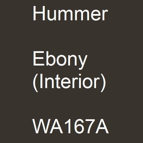 Hummer, Ebony (Interior), WA167A.